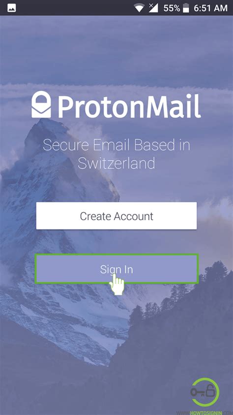 protonmail log in